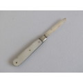 Vintage hallmarked sterling silver Pocket Knife with Mother of Pearl Handle, 9.5cm open, excellent
