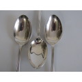 9 Piece vintage Hallmarked silverplated matching Cutlery, Sheffield England, Spoons and Forks