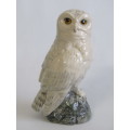 Collectable 1984 Whyte and Mackay Scotch Whisky, 200ml in sealed Royal Doulton "Snowy Owl" Decanter