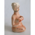 Vintage rare humorous ceramic Character Decanter "Let them Swing", excellent condition, 17cm high