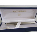 Original Waterman Fountain Pen in case "Sanlam" and a bottle of Sheaffer Ink, boxed, excellent cond.