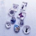 5 Pieces/Set Crystal Geometric Jewelry Mold Pendant Silicone Ornament Resin Craft Making DIY