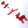 Red Raindeer Ornament