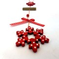 Red Snowflake Ornament