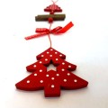 Red Xmas Tree Ornament