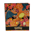 Pokémon - Charizard 4-Ring Binder + 10 Pages Ultra Pro 9 Pocket Pages Platinum