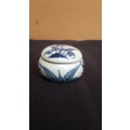 Beautiful Blue and White Dragonfly Trinket Bowl