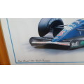 Nigel Mansel 1992 world championship Print by Mick Hill
