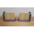 Beautiful wooden bookends