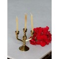 Brass Miniature Candelabra