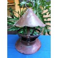 Vintage solid copper Lantern type light