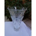 Beautiful Large Vintage Lead Glass Vase