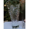 Beautiful Large Vintage Lead Glass Vase