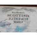 Framed Ena Baxters Scottish Kitchen Map