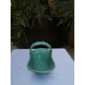 Lovely small vintage collectable Lucia ware Pottery Basket