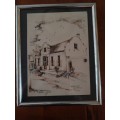 2 Lovely Cape Dutch house drawings