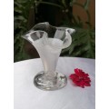Small blown glass posie vase