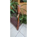Hand carved rustic wooden spoon