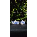 Cute Delft blauw hand painted Holland clog ashtrays