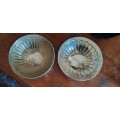 Two Lovely Little Plated bowls