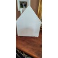 House shaped white painted Printers Tray