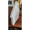 House shaped white painted Printers Tray