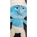 Grumpy Smurf soft toy