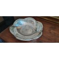 vintage silver plated fruit or nut dish
