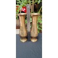 2 Lovely Brass Vases