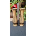 2 Lovely Brass Vases