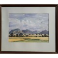 Original framed watercolour painting by EDWARD WIUM