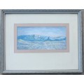 Original pastel painting by W. BRAND