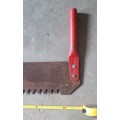 Vintage two man crosscut pull saw - 1,05m