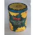 Vital sunflower seeds tin as per photos