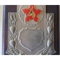 SADF plaque for service as per photo.