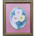 Original framed watercolor  painting by EDNA SCHUMYN as per photos
