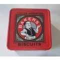BAKERS biscuits tin as per photos