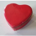Red heart tin as per photos