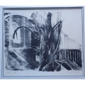 Original framed litho 1/4 `boom` by Gerrit van Schouwenburg as per photos