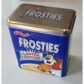 Kellogg`s  frosties limited edition tin as per photos