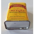 Colman`s Hot English mustard powder tin as per photos