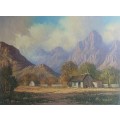 Original unframed oil painting by GAWIE CRONJE