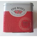Five Roses tea tin as per photos