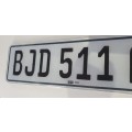 Number plate as per photos