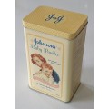 Johnson`s Baby Powder tin as per photos