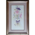 Framed watercolour painting by Malachi Smith as per photo