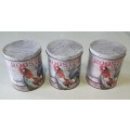 3 Rooster tins as per photos