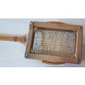 Vintage DUNLOP wood tennis racket for wall decor as per photo.