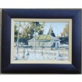 Original framed oil painting by RAUTENBACH as per photos