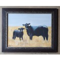 Original framed oil painting by LIANIE POTGIETER as per photos
